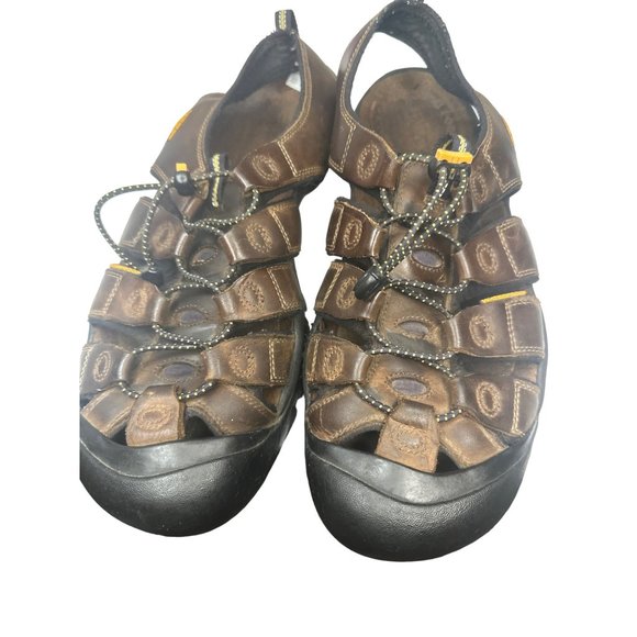 Keen‎ Newport Men’s Sandals Size 13 Waterproof Leather Adjustable Drawstring TPU - Picture 2 of 10